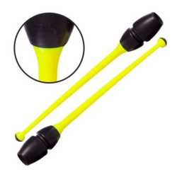 Бухалки MAXIMA 45.5 см жълти с гумирана глава