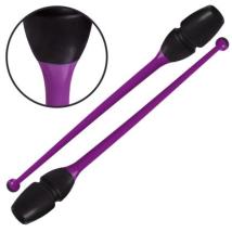 Бухалки за художествена гимнастика MAXIMA Съединяващи се 150г Лилав - Черен