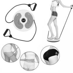 Диск за въртене Maxima, 28 см, С ластици, Бял със син