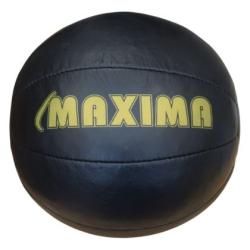 Медицинска топка MAXIMA, Made by Petra, Естествена кожа, Ръчно шита, 3 кг