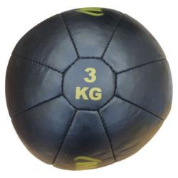 Медицинска топка MAXIMA, Made by Petra, Естествена кожа, Ръчно шита, 3 кг