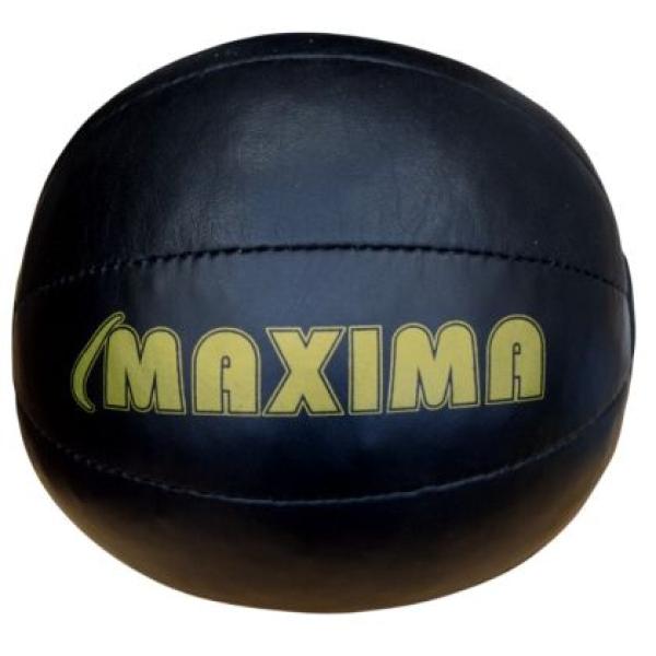 Медицинска топка MAXIMA, Made by Petra, Естествена кожа, Ръчно шита, 2 кг