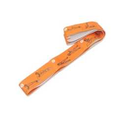 Ластик за пилатес Maxima, Оранжев, Осем степенен, Текстилен