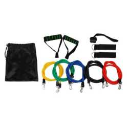 Ластици за упражнения Maxima, Комплект 5 броя с 5 дръжки