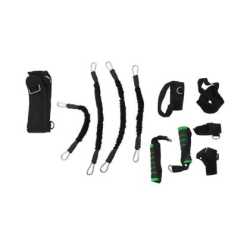 Тренировъчен колан с 4 ластика Maxima, За ръце и крака