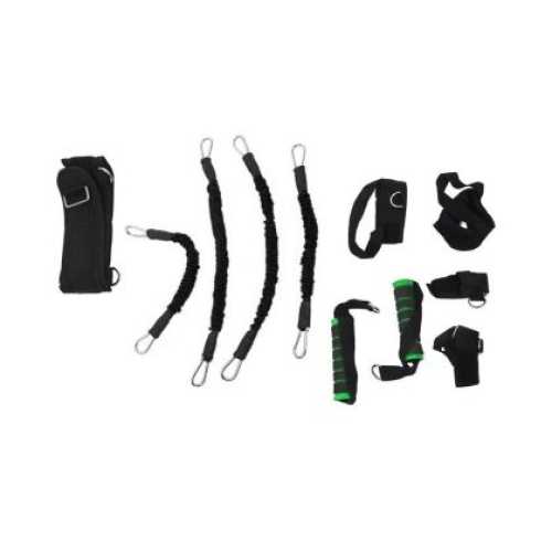 Тренировъчен колан с 4 ластика Maxima, За ръце и крака