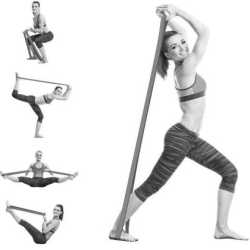 Ластична лента MAXIMA 202 см x 2.2 см x 0.45 см черна