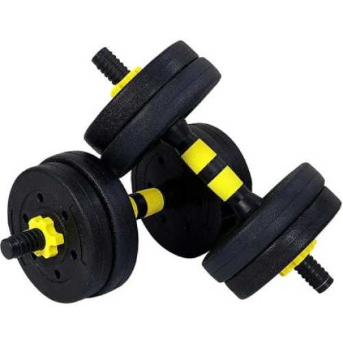 Регулируеми дъмбели 10кг 2х5 с допълнителен лост щанга
