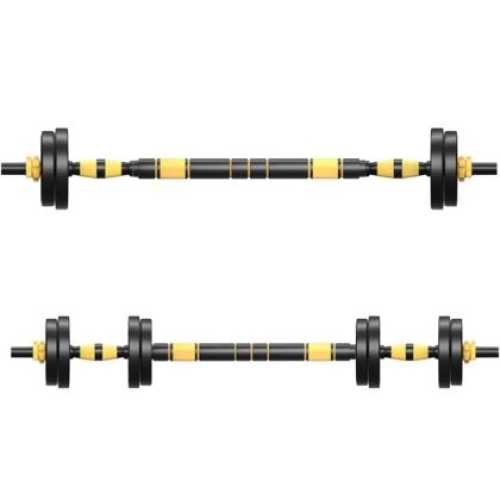 Регулируеми дъмбели 10кг 2х5 с допълнителен лост щанга