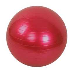 Топка за гимнастика Maxima, 80 см, Гладка, Червена