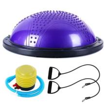 Полутопка за баланс BOSU BALL с бодлички, 58.5 см, Лилава