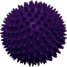 Топка масажна 70 мм, Плътна с бодлички, лилава