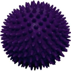 Топка масажна 70 мм, Плътна с бодлички, лилава