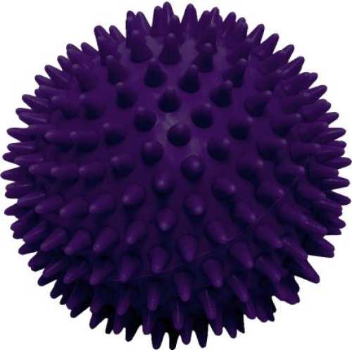 Топка масажна 70 мм, Плътна с бодлички, лилава