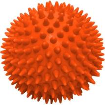 Топка масажна 70 мм, Плътна с бодлички, оранжева