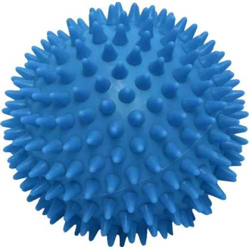 Топка масажна 70 мм, Плътна с бодлички, синя