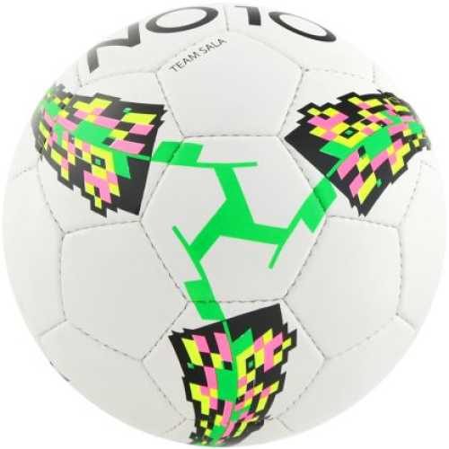 Топка за футзал NO10 TEAM SALA Размер 4 Бяла PVC