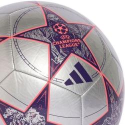 Футболна топка ADIDAS UCL Club 2025/2026 League Stage Размер 5 - Сив с лилав