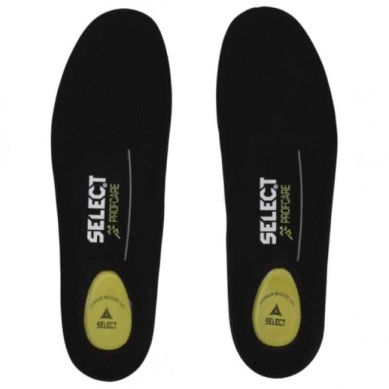 Стелки спортни Select, С възглавничка от гел, Черни