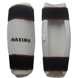 Протектори (кори) за пищяли за бойни спортове MAXIMA - Бели