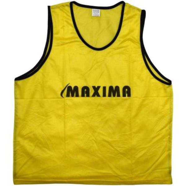 Тренировъчен маркировъчен потник MAXIMA, За деца, Жълт, Размер 28