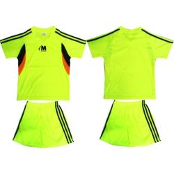 Детски, Екип за футбол, волейбол, хандбал тениска с шорти,ел. зелено, черно и оранжево