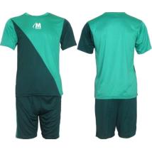 Екип за футбол, волейбол, хандбал, тениска с шорти, зелено и тъмно зелено