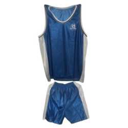 Баскетболен комплект Maxima 10 бр Синьо-Бял XXL-XXXXL