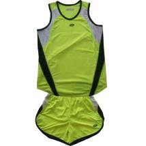 Детски баскетболен екип Електриково зелено/Черно