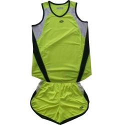 Детски баскетболен екип Електриково зелено/Черно