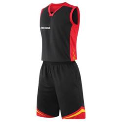 Баскетболен екип MAXIMA - Черен/Червен/Жълт