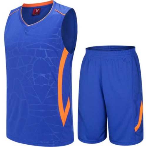 Екип за баскетбол Maxima, Син с оранжев