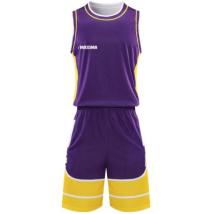 Баскетболен екип MAXIMA - Лилав/Жълт/Бял