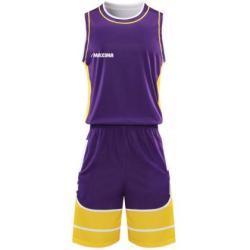 Баскетболен екип MAXIMA - Лилав/Жълт/Бял