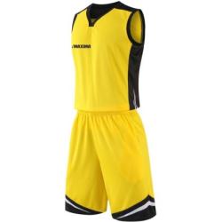 Баскетболен екип MAXIMA - Жълт/Черен/Бял