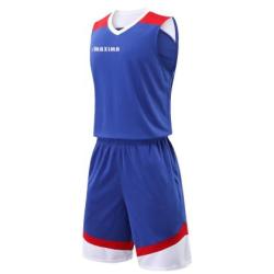 Баскетболен екип MAXIMA - Син/Бял/Червен (Air-Mesh)