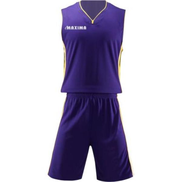Баскетболен екип MAXIMA - Лилав/Жълт (Lakers Edition Style)
