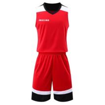 Баскетболен екип MAXIMA - Червен/Черен/Бял