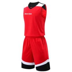 Баскетболен екип MAXIMA - Червен/Черен/Бял