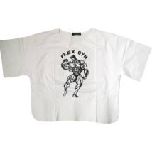 Мъжка тениска за фитнес с щампа / гръдната обиколка 116 см/