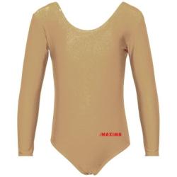 Детско трико с дълъг ръкав MAXIMA – Бежово