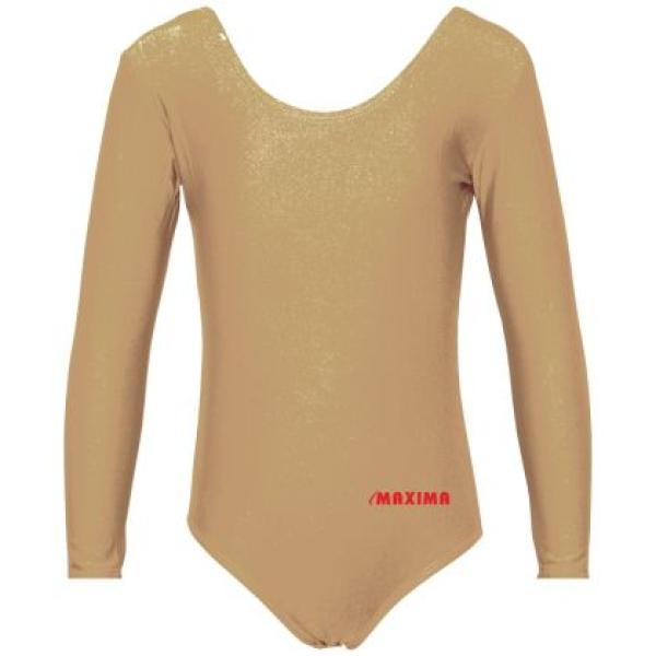Детско трико с дълъг ръкав MAXIMA – Бежово
