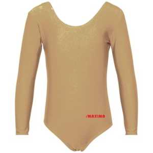 Детско трико с дълъг ръкав MAXIMA – Бежово