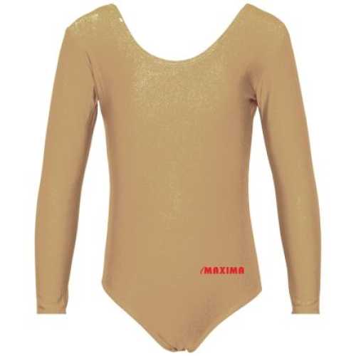 Детско трико с дълъг ръкав MAXIMA – Бежово