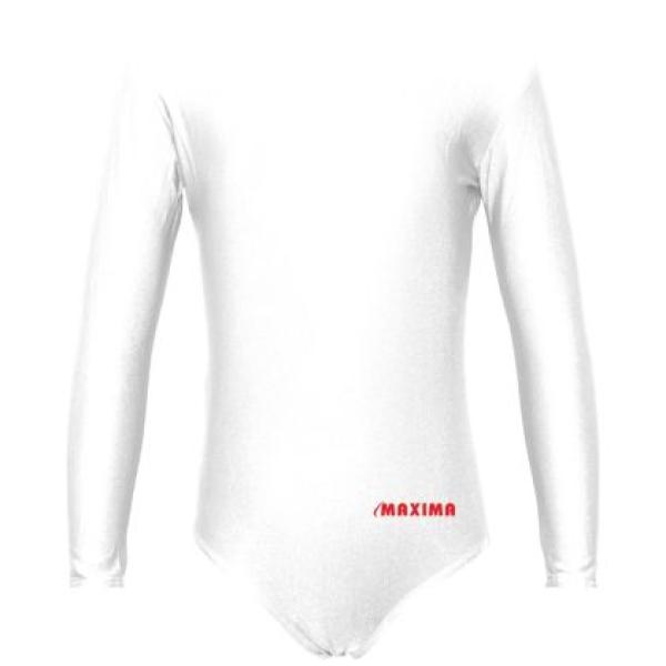 Детско трико с дълъг ръкав MAXIMA – Бяло