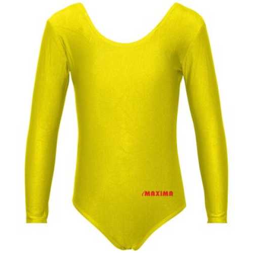Детско трико с дълъг ръкав MAXIMA – Жълто