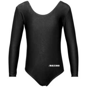 Детско трико с дълъг ръкав MAXIMA – Черно