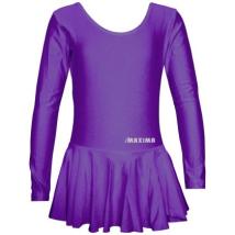 Детско трико с дълъг ръкав и поличка MAXIMA – Лилаво