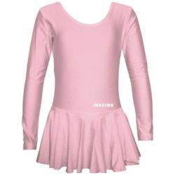 Детско трико с дълъг ръкав и поличка MAXIMA – Розово