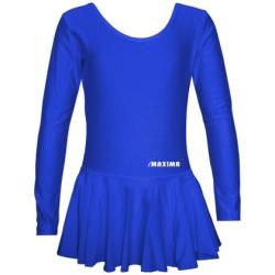 Детско трико с дълъг ръкав и поличка MAXIMA – Синьо